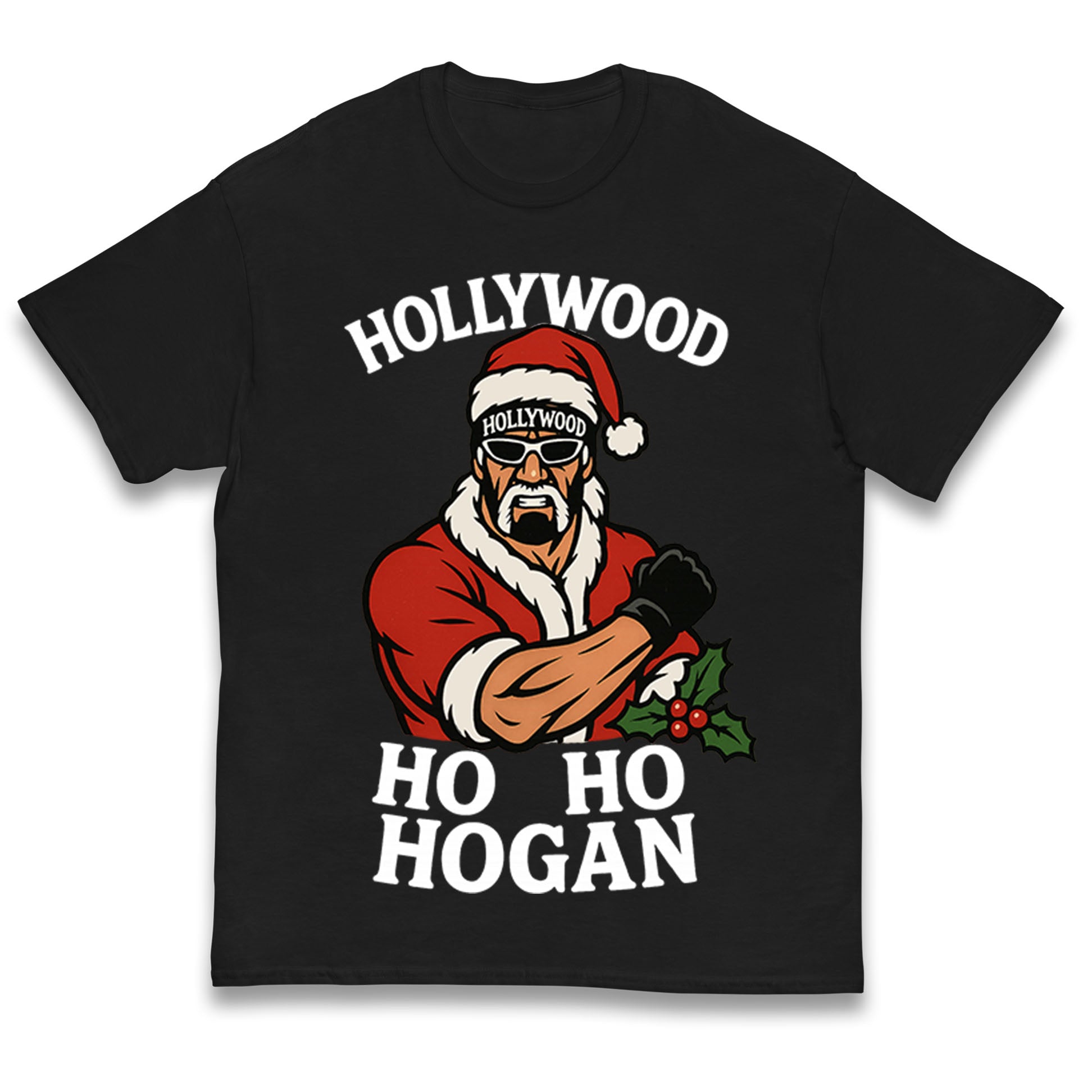 Hollywood Ho Ho Hogan Christmas Kids T Shirt 110