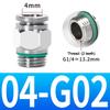 External Thread Pneumatic Air Fitting Push in Connect Air Hose Fitting  Air Hose Connections