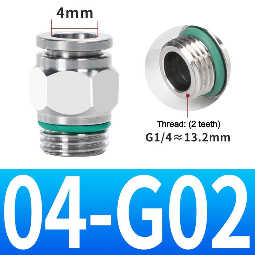 External Thread Pneumatic Air Fitting Push in Connect Air Hose Fitting Air Hose Connections