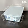 Vegetable Meat Fresh-Keeping Box Kitchen Refrigerator Organizer Drain Storage Box Freezing Food Storage Container
