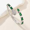 Zircon Snake-shaped Opening Fashionable Versatile Light Luxury High-end Women's Bracelet