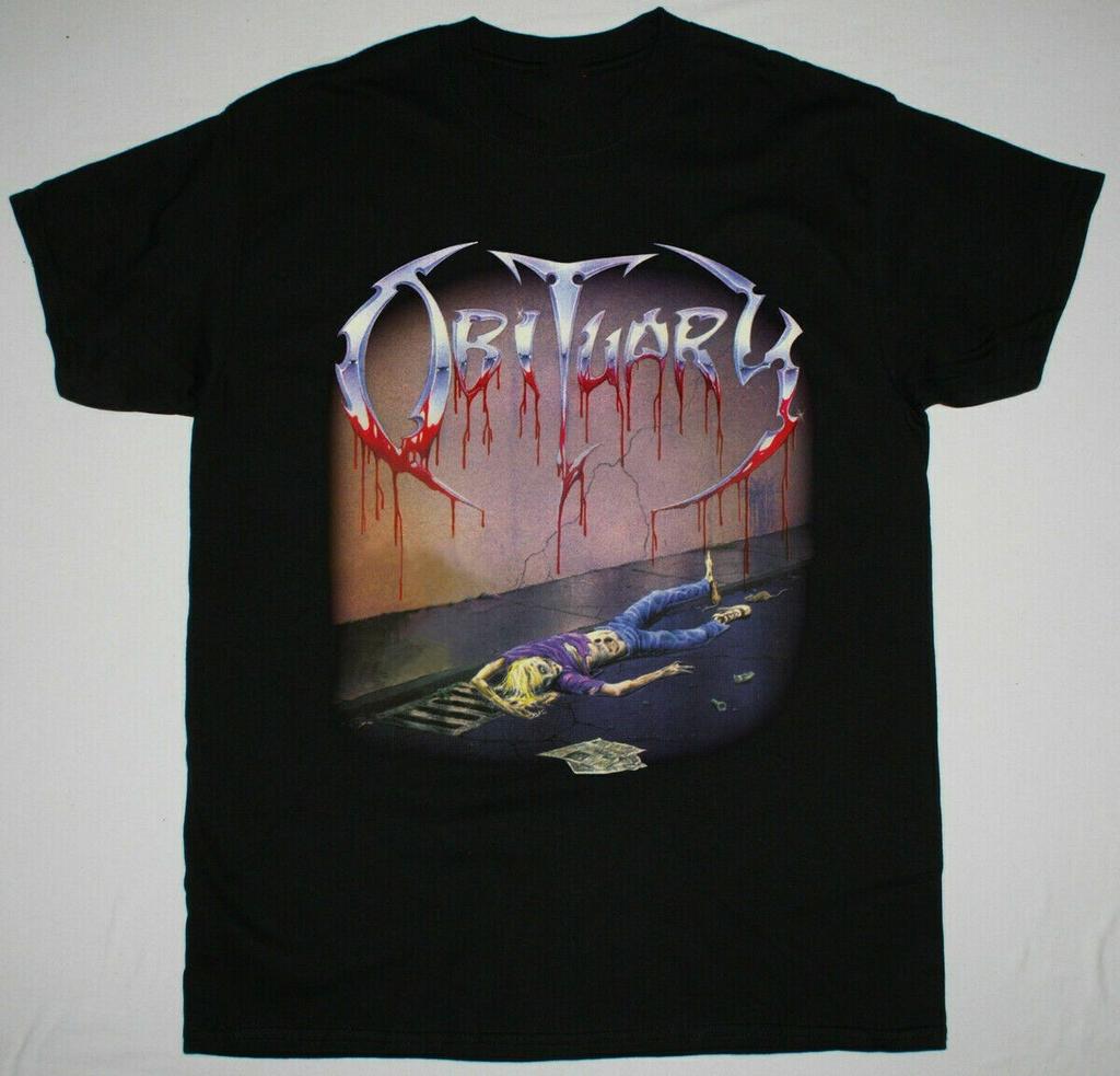 Obituary Slowly We Rot Black T Shirt For Family TShirt black Unisex All size C193