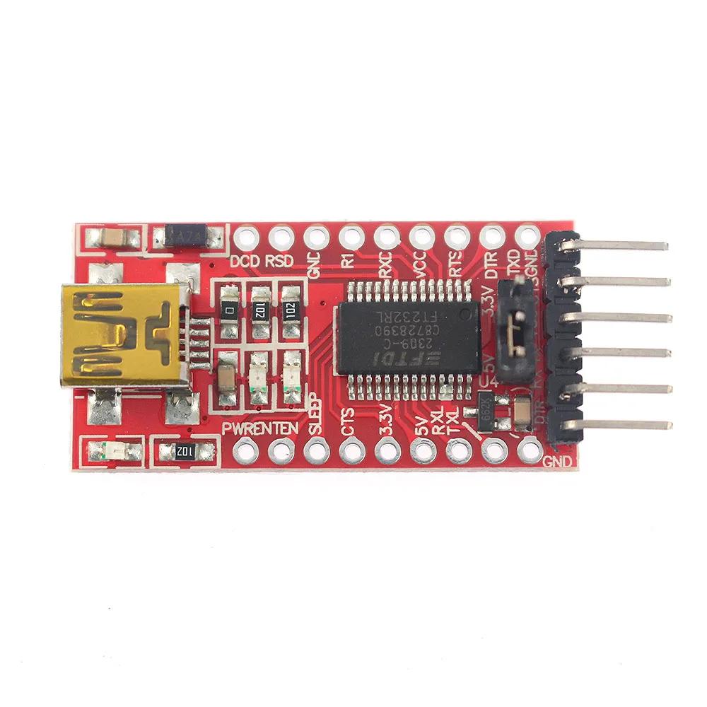 1PC FT232RL 3.3V 5.5V USB to TTL Serial Adapter Module for Arduino FT232 Pro Mini USB TO TTL 232