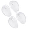 4pcs Insoles Comfort Healthy Material Non Slip Invisible Cushions Metatarsal Forefoot Pads Reusable Washable Toe Inserts