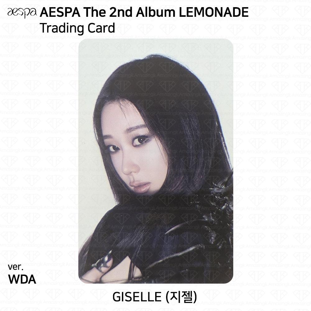Aespa НЕДЕЛЯ СДЕЛАЙ ЭТО ЛИМОНАД СЕУЛ POP-UP MD Карточка для обмена Giselle - Trading Card (WDA ver.)