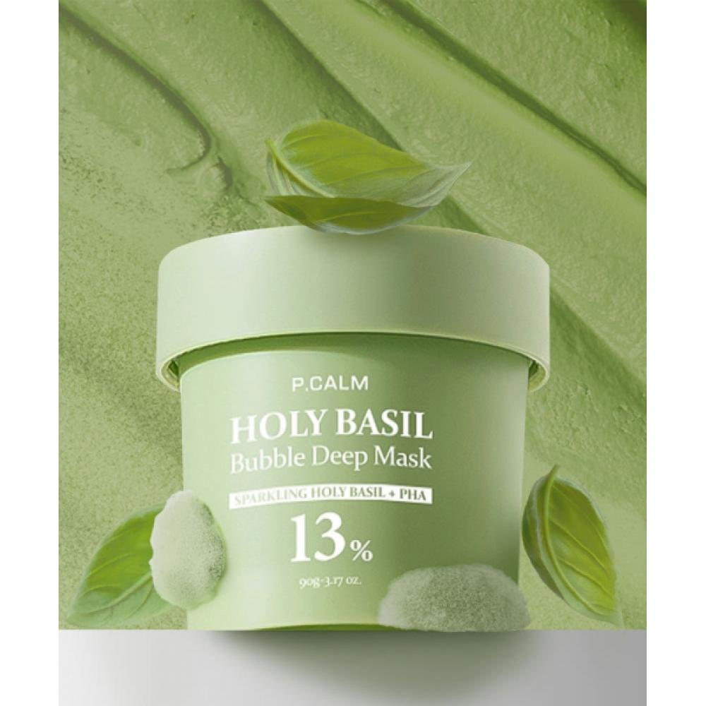 Pcalm Holly Basil Bubble Deep Mask 90g NONE