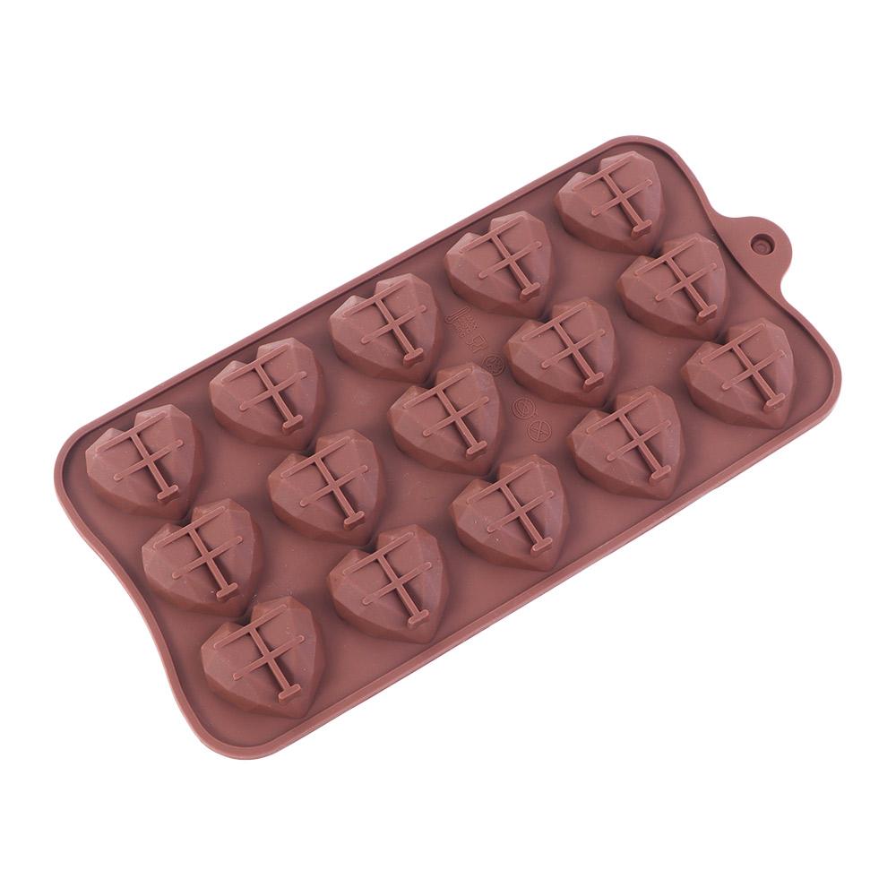 Handmade Chocolate Bakeware Candy Gummy Heart Molds Chocolate Mold Cake Decorations Fondant Tool