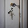 Distinctive Feather Keychain Charm In Antique Silver With Turquoise for Individualistic Fashion Statements Pieces