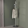 Luxury Metal Coat and Hat Stand with Rock Board for Bedroom or Entryway