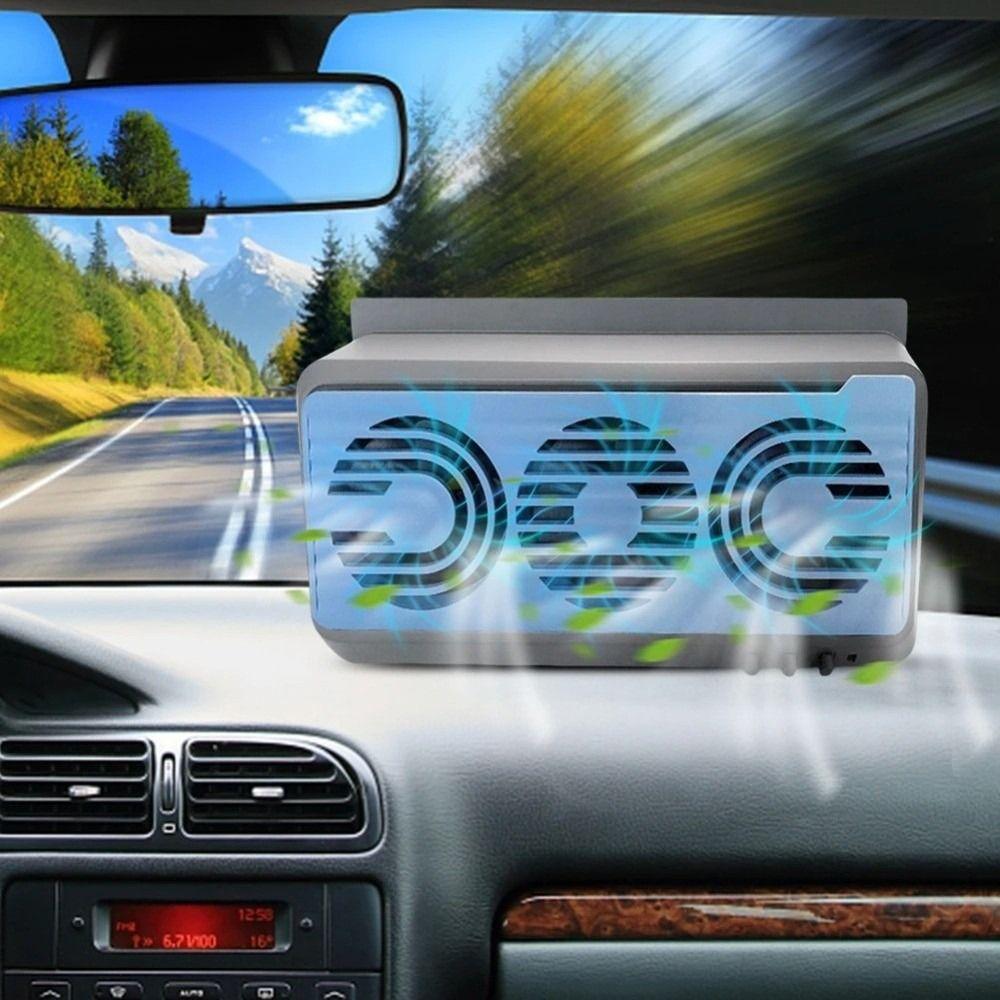 3 Fans Design Auto Window Cooler Solar Powered Car Ventilator Car Exhaust Fan  Vehicle Cooling