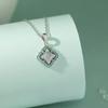 New Chinese Blue and White Porcelain Necklace for Women Simple and Fashionable High-end Pendant Niche Design Light Luxury Versatile Collarbone Chain
