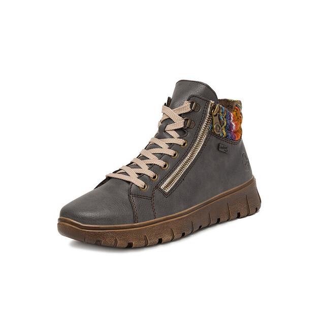 Rieker N1305-45 Grey Ankle Boots