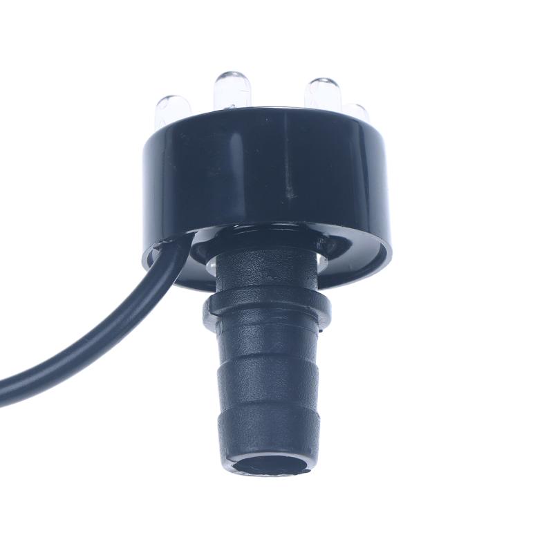 1 Stück Unterwasser 6-LED Lichtring für Springbrunnen Fischteich Wassergarten Netzteil Warmweiß/Weiß Springbrunnenlicht Ornament