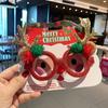 Christmas Glasses Frame Santa Claus Xmas Tree Elk Merry Christmas Glasses Photo Prop Christmas Decorations New Year Navidad Gift