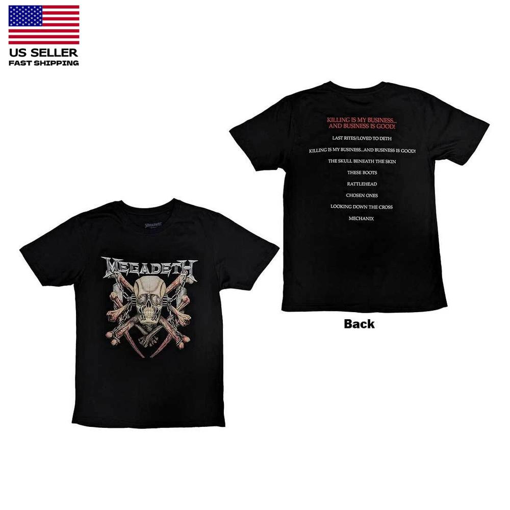 

New Apparel Megadeth Unisex : Killing Biz (Back Print) Unisex T-Shirt XXL