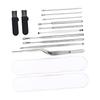 Ipetboom Stainless Steel Ear Wax Remover, Ear Cleaning Tool Set, Rust-resistant and Sturdy Ear Pick, Ear Cleaning Goods with Design Perfect for Ear