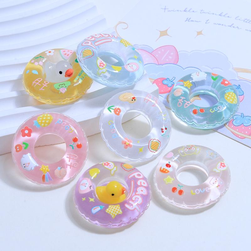 Διαφανής Πάγος Γλυκός Σωσίβιο Κολύμβησης DIY Κρέμα Κόλλα Θήκη Κινητού, Αξεσουάρ Κεφαλής, Φουρκέτα & Κοσμήματα Ρητίνης