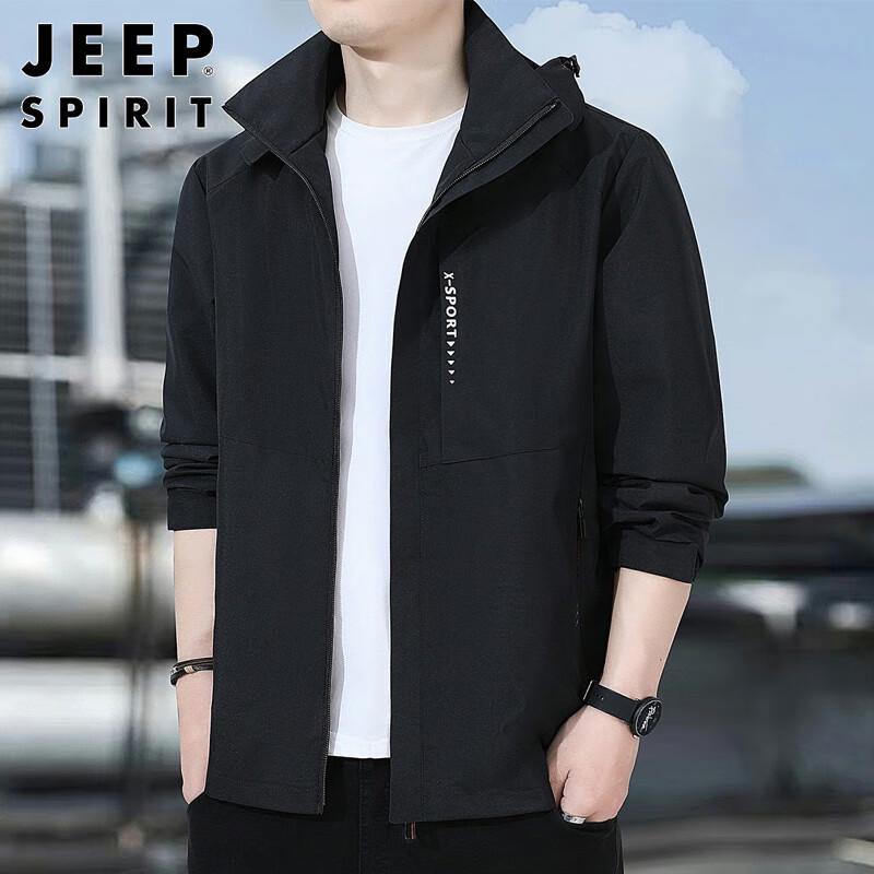 JEEP SPIRIT Men's Hooded Casual Jacket