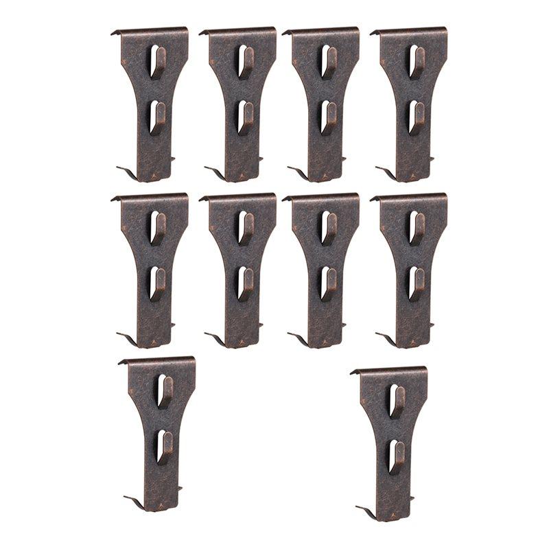 A84E-10 PCS Brick Hook Clips For Outdoor Hanging No Drilling Required For 60-70Mm Bricks