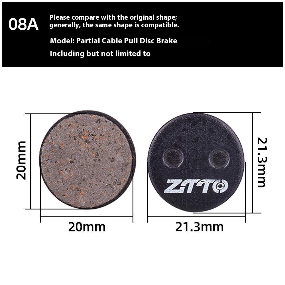 ZTTO 1 Pair For Mountain Bike Disc Brake Pads Semi-Metallic Resin BB5 Oil Disc Brake Shoes