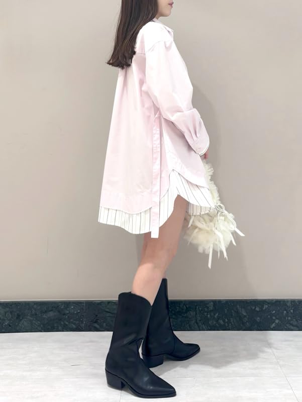 Sustaina Layered Shirt Tunic SWFO251090PNKF