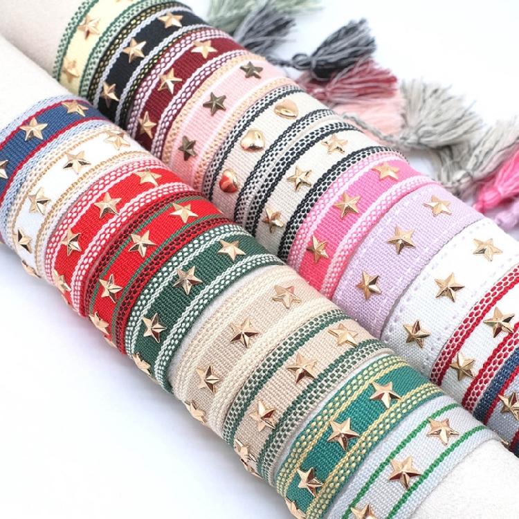 Woven Tassel Bracelet Fashionable Wrist Strap Hand Chain Jewelry for Women Girls
