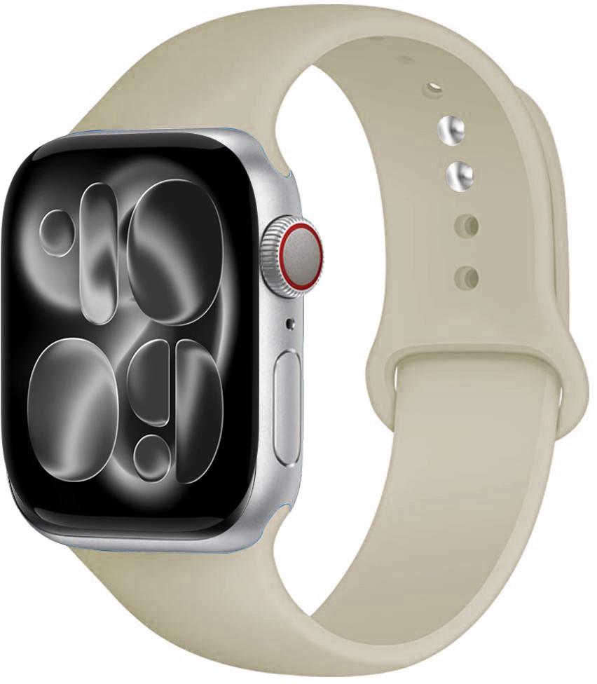 Silicone strap For Apple Watch 11 band 44mm 40mm 49mm 45mm 41mm 38 46mm 42mm correa bracelet iWatch series 9 8 7 6 SE ultra 2 3