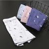 5pc Men's Big Size Panties  Slip Mid-waist Flat Angle Transparent Summer Sexy Breathable  Ultra-thin Four-corner Pants