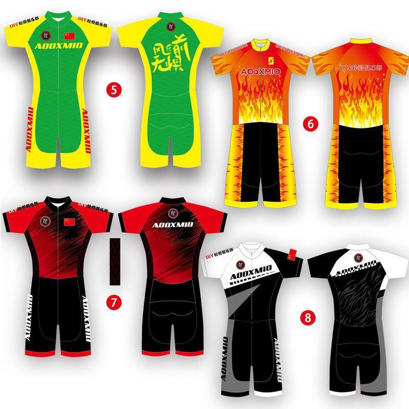 Kids Adult Cycling Roller Skating Speed Suit Quick-Dry Stretch Breathable Sportswear Unisex