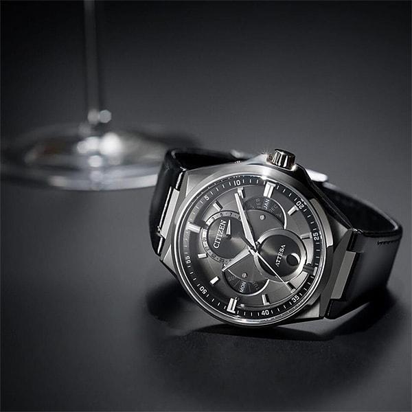 Citizen BU0060-09H ( Se ATTESA ACT Line Eco-Drive Ring Solar Triple Calendar Månefase) Rund
