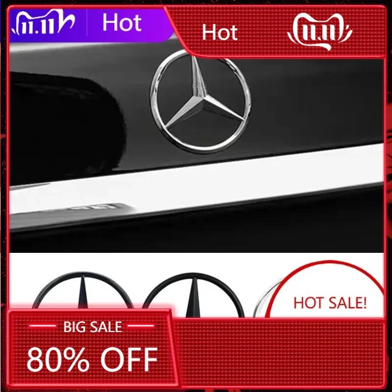 C200 E200 For Mercedes Benz 9cm ABS Car Rear Decal Trunk Emblem Sticker For Mercedes Benz S320 W164 W203 W204 W168 C180 E320 A20