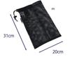 ISUKA Mesh 31 X 20 Cm Bag, Small, Black, 359001, Dimensions