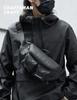 Trendy Men's Lightweight Messenger Bag - Motorcycle Riding Chest Bag & Commuter Backpack