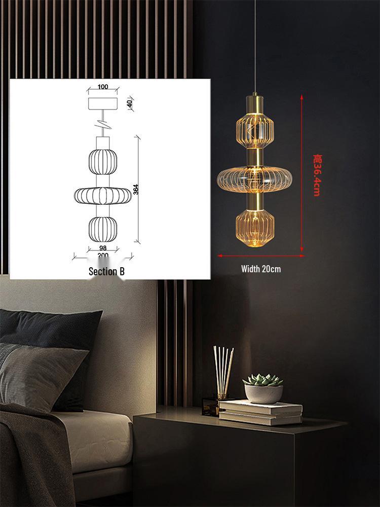 Nordic Modern Luxury Glass Chandelier for Living Room, Staircase, Restaurant, or Hotel