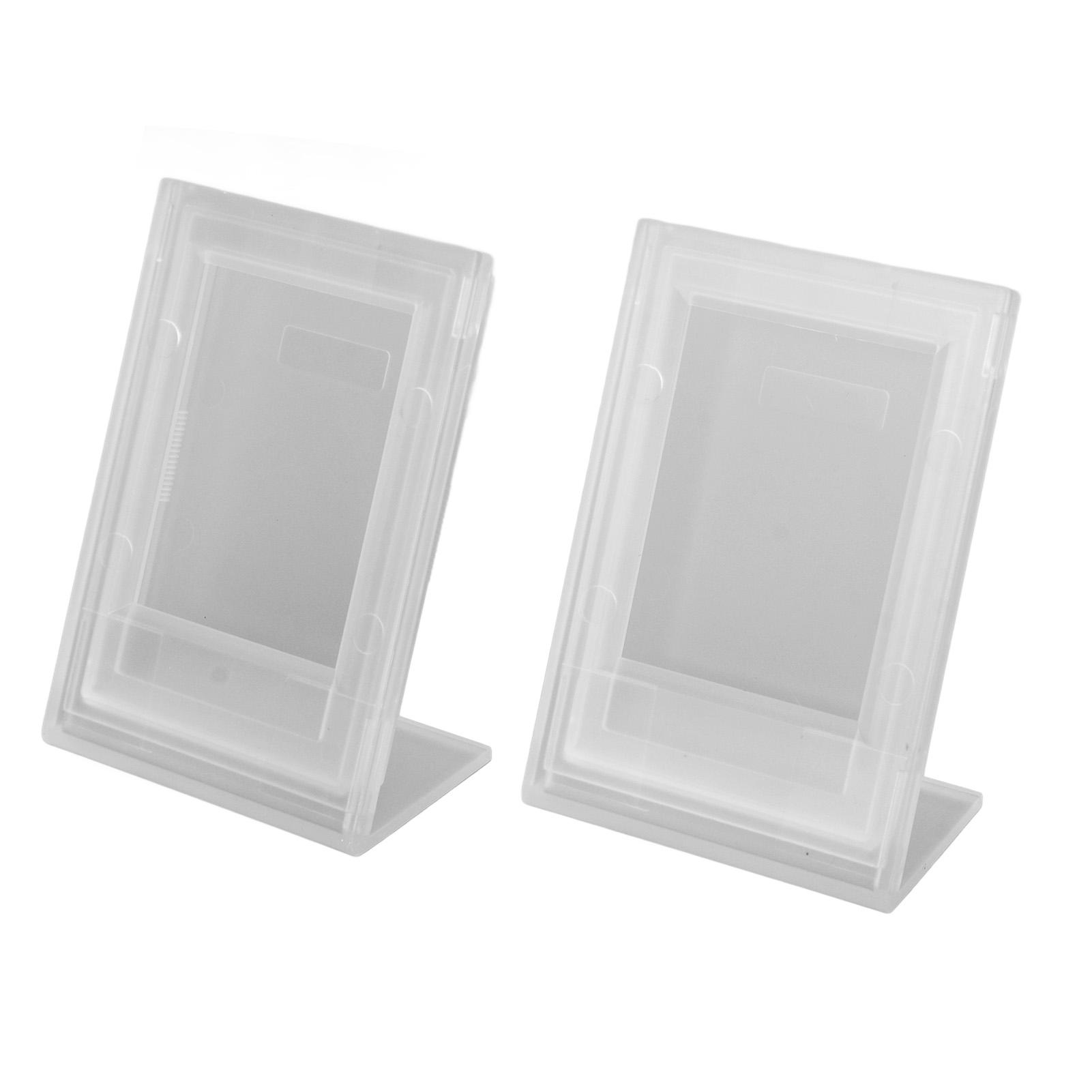 

2 шт. L-образная самоподставка для фотографий для Mini 12 11 9 8 7 для EVO 3-дюймовая наклонная фоторамка прозрачный