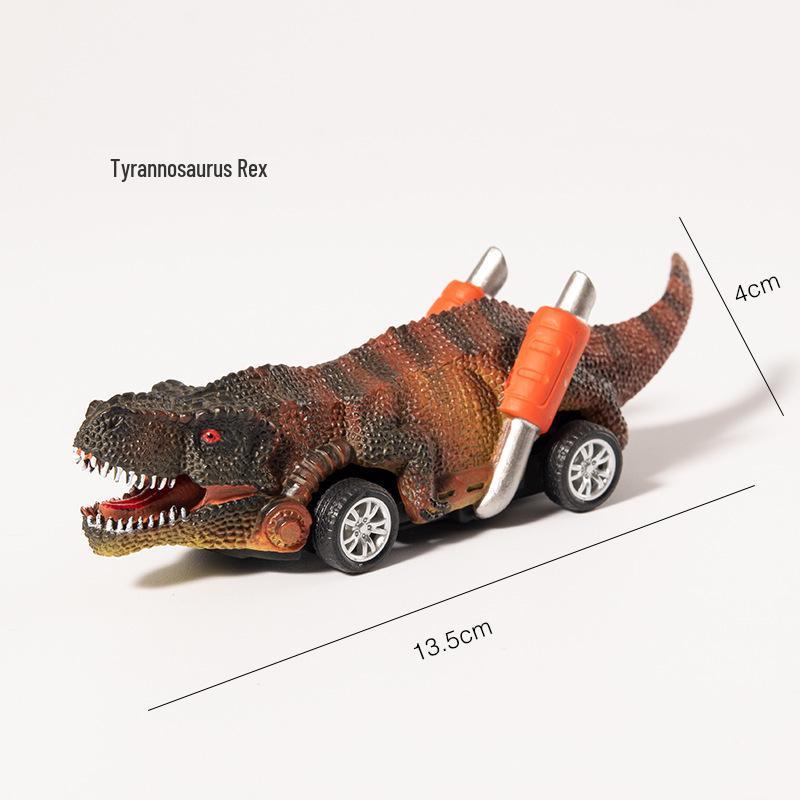Douyin Kids Dinosaur Pull-Back Car Toy Model for Boys