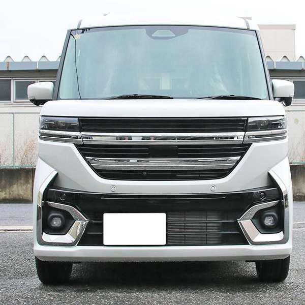 Silver ABS Front Fog Light Eyebrow Covers, 2-Piece Set for Suzuki Car Exterior Trim