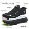 Steel Toe Breathable Fly-Knit Safety Shoes: Lightweight, Anti-Smash & Anti-Puncture with Convenient Rotary Fastening