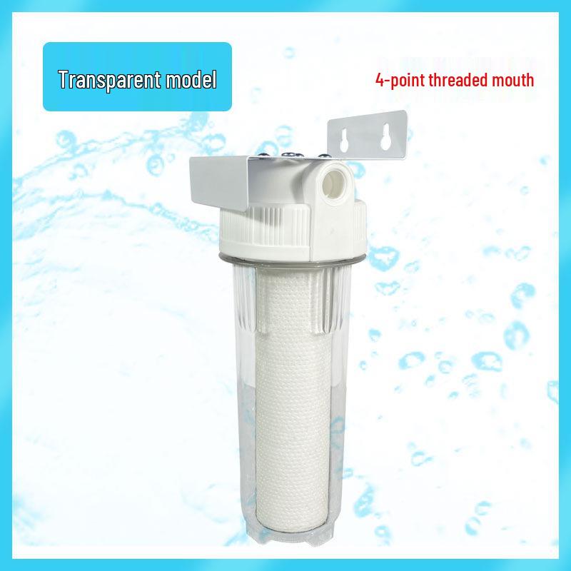 

Улучшенный одноступенчатый бытовой очиститель воды: Взрывозащищенный 10-дюймовый, Высокопоточный, Предфильтр с резьбовым соединением 1/4 дюйма и 1/2 дюйма