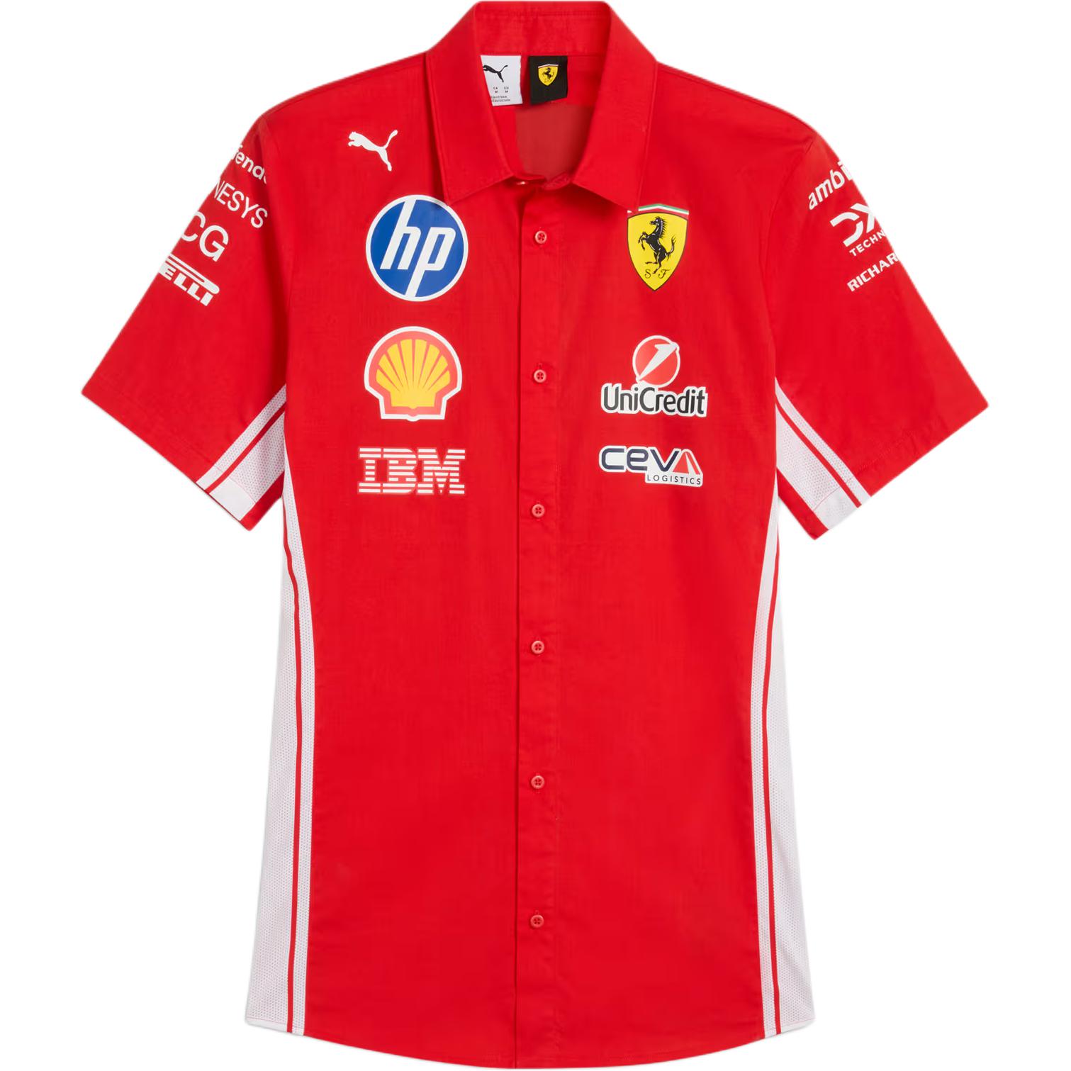 

Puma Scuderia Ferrari HP Color Block Polo Shirt Unisex shirts 713828-01 S