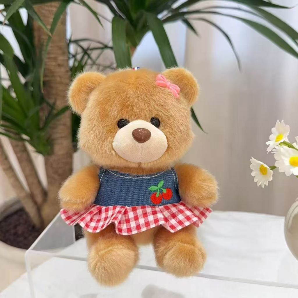 Plush Bear Keychain Cute Chef Bear Cartoon Toy For Kids And Teens