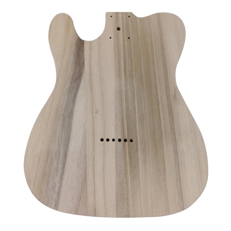 Unfertiger Gitarrenkörper Poliertes Holzart, DIY, T-Stil Gitarrenzubehör
