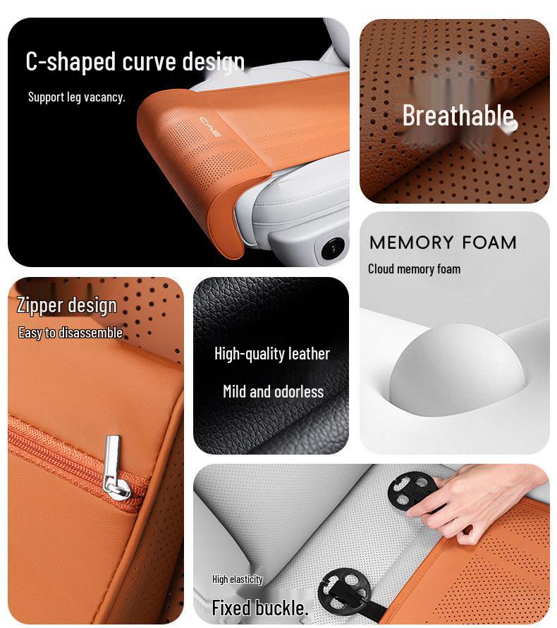 Universal BYD Car Seat Cushion with Integrated All-Season Leg Rest