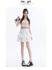 Women's Summer Ballet-Style High-Waisted Ruffled Mini Skirt