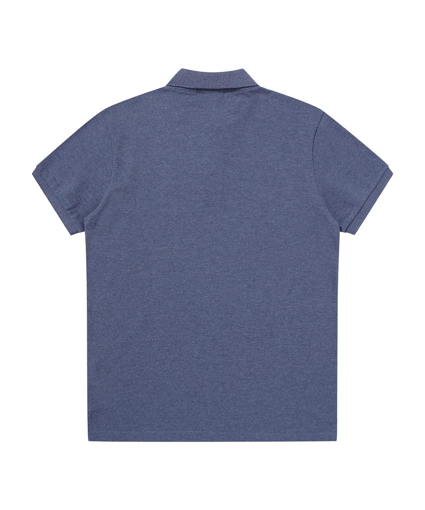 Syupeodeulai Vintage Logo Polohemd Mittel-Indigo Sdmiqap60Mid