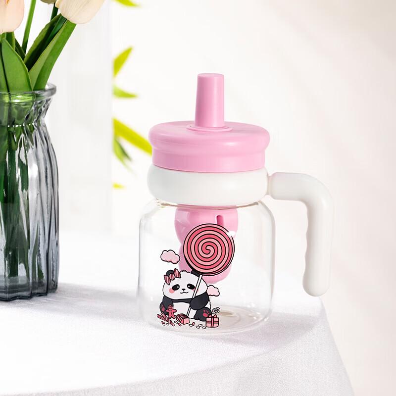 Honey Panda Gourd Filter Glass Bottle 860ml