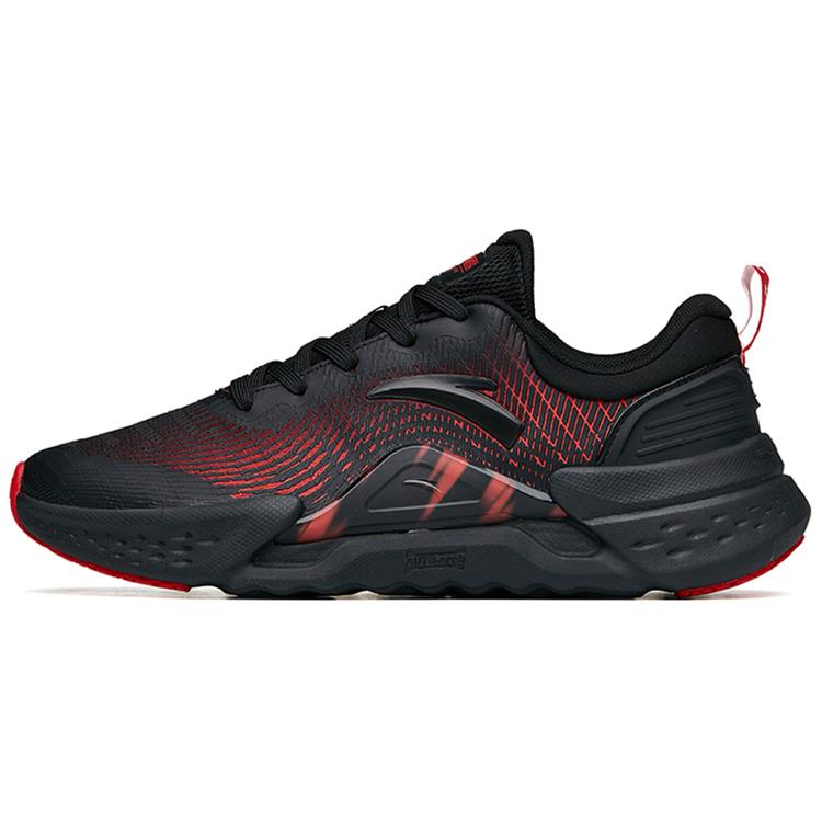 New ANTA Variety Training Collection Training Shoes Men's Low top Black/Heat Red 112217785-8