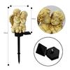 Garden Stake Lights, Resin Couple Decoration for Outdoor and Yard