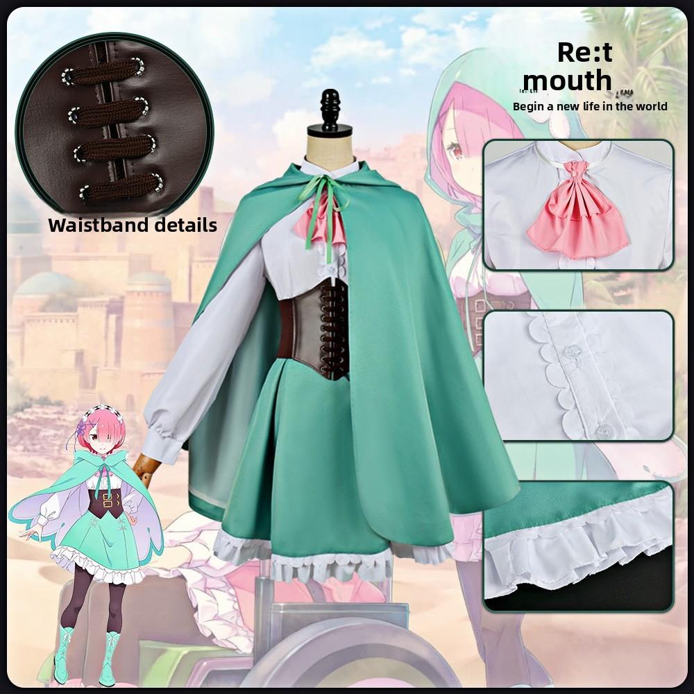 Re Life In A Different World From Zero Rem And Ram Cosplay Costume Polyester Material For Anime Con Events