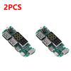 1-10pcs Mini 18650 Charging Module LED Dual USB 5V2.4A 2A /1A Micro/Type-C USB Mobile Power Bank Lithium Battery Charger Board